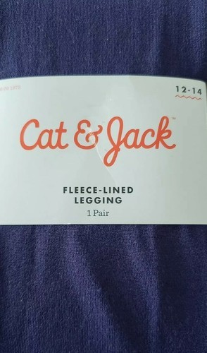 Three (3) Pair Cat & Jack Brand Tights/Lined Legging Girl's Size 12-14 (10) Item image 4