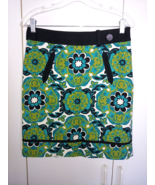 ANN TAYLOR LADIES SHORT PENCIL SKIRT-4-LINED-BOLD FLORAL-WORN ONCE-NICE/... - $15.40 CAD
