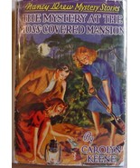 Nancy Drew #18 MYSTERY AT THE MOSS-COVERED MANSION 1942B-5 hcdj Orange EPs  - £59.95 GBP