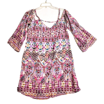 Xhilaration Women&#39;s Dress Mini Colorful Size Large - £12.66 GBP