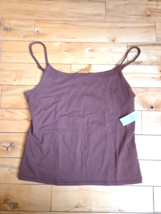 Gap Close Knit Cropped Cami Root Brown Womens Size Medium NWT - $9.99