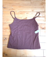 Gap Close Knit Cropped Cami Root Brown Womens Size Medium NWT - $9.99