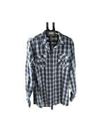 BEVERLY HILLS POLO CLUB Mens Casual CARGO Shirt Blue White Black Size 2X... - $20.05 CAD