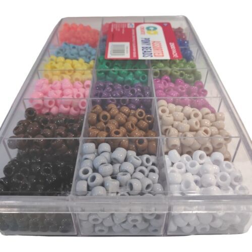 Bead Extravaganza Bead Box Kit Assorted Pony Beads For Crafts Bead Kits