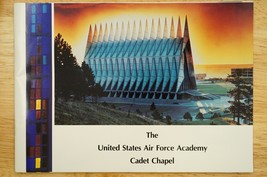 Vintage US Military Air Force Academy Cadet Chapel Oblong Souvenir Booklet - £15.81 GBP