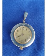 RARE FIND MAGNIFICENT 14k LONGINES GUILLOCHE ENAMEL PENDANT WATCH 26 MM ... - €1.391,98 EUR