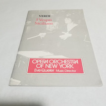 Verdi I Vespri Siciliani Opera Orchestra of New York Eve Queler, Music D... - $10.98