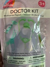 5 Piece Green Girls Boy Kids Toddler Doctor Nurse Medical Play Pretend Kit Set - £7.98 GBP