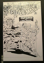 Steve Ditko:(Amazing SPIDER-MAN # 25) Orig,Recreation Art Cover (Classic) - £450.95 GBP