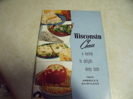 Wisconsin Cheese Receipe Booklet from American&#39;s Dairyland - $7.00