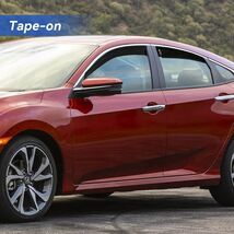Window Visors Rain Guards for 2022 2023 2024 2025 2026 Honda Civic, Out-... - $34.64