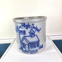 Eldreth Pottery Extra Large Crock Elkton High School 2009 Signed Salt Gl... - £54.20 GBP