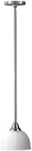 Feiss P1216BS Perry 1-Light Mini Pendant Satin Nickel 7&quot; x 7&quot; 100W Fixture - $98.99