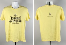 Johnnie Byrd Brewing Company Wayne Nebraska T Shirt Mens Large Beer Yellow - $21.73