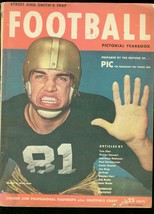 STREET AND SMITH&#39;S FOOTBALL PICTORIAL YEARBOOK 1947 NFL VG - £134.12 GBP
