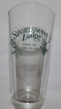 Sportsman&#39;s Lodge Ennis, MT Pint Beer GLASS 16oz - $7.43