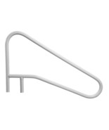 Saftron CBRTD-354-W 54&quot; Cross Braced Return-to-Deck 3 Bend Handrail - White - $679.85 CAD