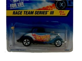 Hot Wheels Race Team Series III 3 Window &#39;34 1934 Toy Car Diecast Blue F... - $2.99