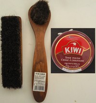KIWI BROWN SHOE POLISH CREAM, SHINE BRUSH  &amp; DAUBER KIT , SELECT: Items - $10.88+