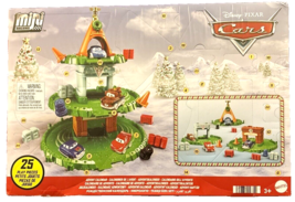 Disney Pixar Cars Mini Racers Advent Calendar Mattel 25 Play Pieces - $37.60