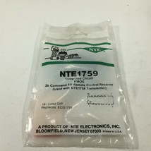 (2) NTE NTE1759 IC PMOS, 26 Command TV Remote Control Reciever - Lot of 2 - $14.99