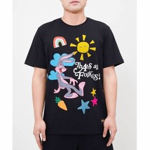 Freeze Max men&#39;s looney tunes that&#39;s all folks t shirt in Black - size S - $44.55