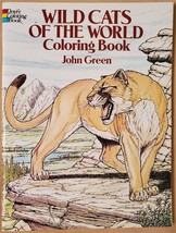 Wild Cats of the World Coloring Book - £3.83 GBP