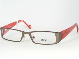 Etnia Barcelona KIEV 1 Gn / Rd Gunmetal/Rot Brille Brillengestell 47-18-135mm - £72.38 GBP