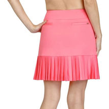 NWT Ladies TAIL Activewear Strawberry Pink Pleated Bottom Knit Golf Skort M & L image 2