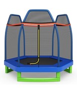 7 Feet Kids Recreational Bounce Jumper Trampoline-Blue - Color: Blue - €266,79 EUR