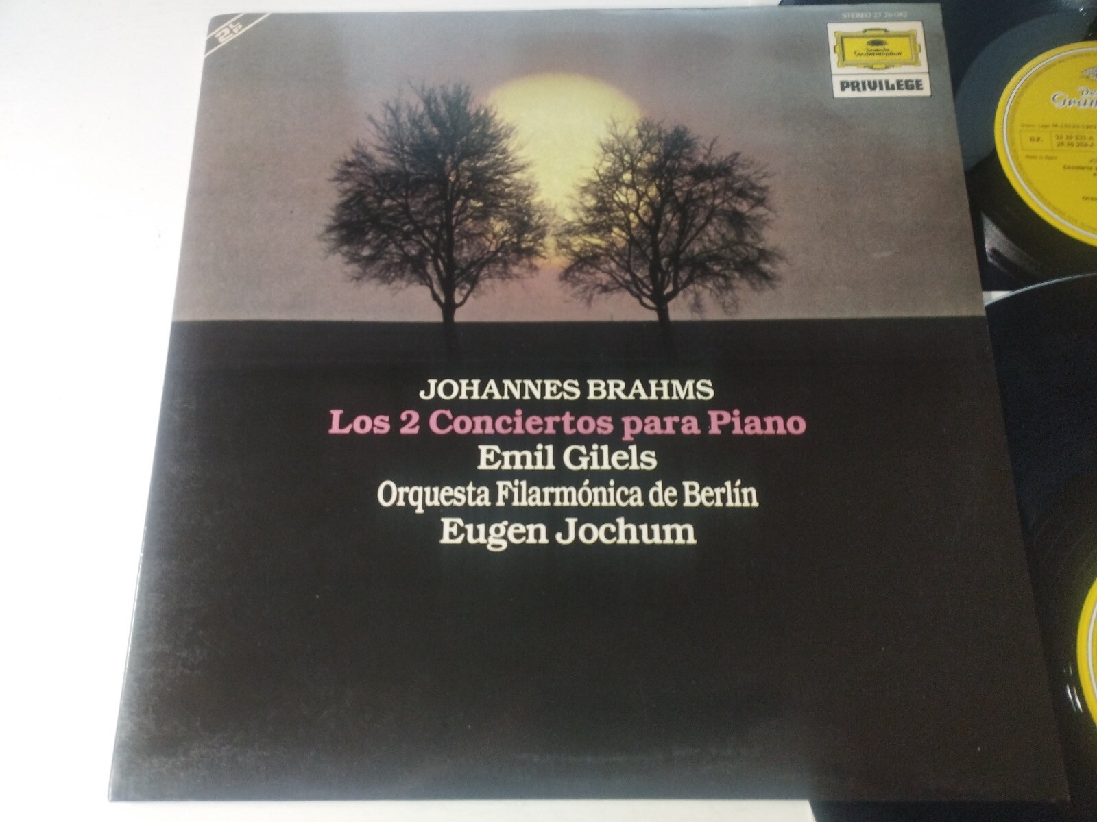 Brahms 2 Concertos Para Piano Gilels Jochum 1972 - 2 X LP 12" Vinyl VG/VG Item image 2