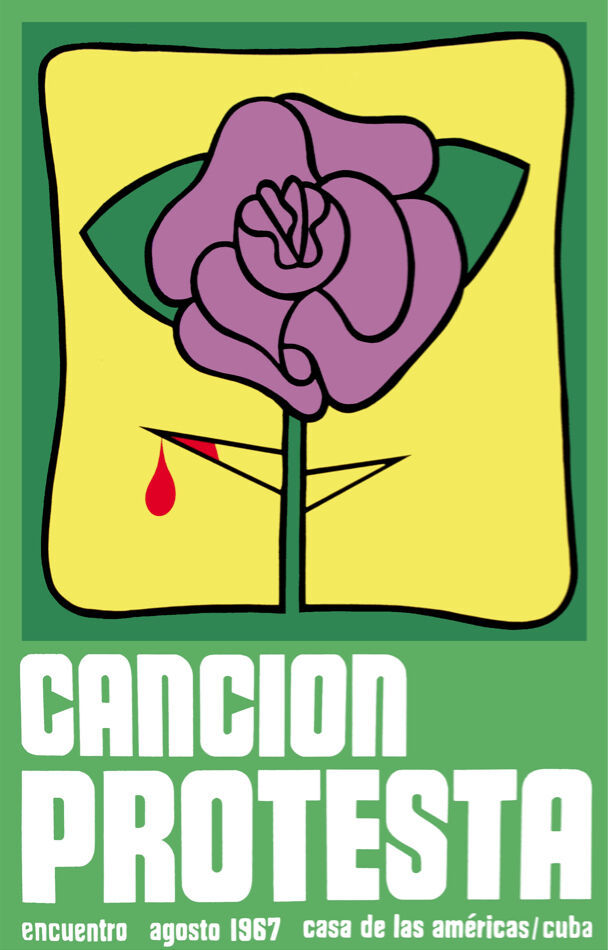 POSTER.Home wall.Cancion protest.purple flower.Room Interior decor.1664