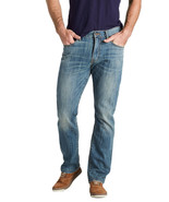Lucky Brand Mammoth Blue Wash 410 Athletic Relaxed Slim Leg Jeans 34W 32... - £50.96 GBP