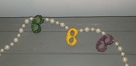 Masks Mardi Gras Beads Party Favor Necklace - $12.99