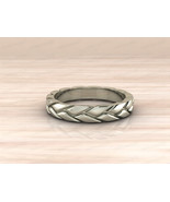 Sterling Silver Unisex Band Ring Anniversary Ring Engagement Ring Gift F... - $818.89 MXN