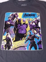 Marvel Avengers Endgame Movie Character Collage T-Shirt Size Large - £7.82 GBP