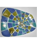 Rare &amp; Vintage Higgins Art Large  Collectible Glass Sand Dollar Ashtray ... - $490.95 CAD