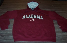 University Of Alabama Crimson Tide Hooded Stitched Sweatshirt Large New Ncaa - £39.22 GBP