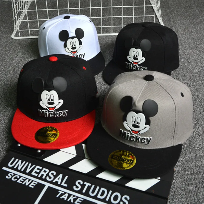 Anime Cartoon Disney Mickey Mouse Baseball Cap Men Women Hip Hop Hat Mickey - £16.07 GBP
