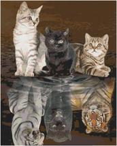 Counted Cross Stitch patterns/ Cats By the Lake/ Animals 172 - £7.20 GBP