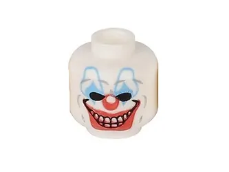 PLTOYS Evil Clown Horror Red Mouth Crazy DIY Exclusive Minifigure - $3.31