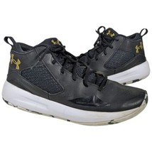 Under Armour Lockdown 5 3023949 Black Basketball Shoes Sneakers Mens 12 Wom 13.5 - £35.47 GBP
