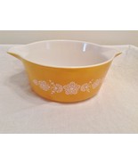 Pyrex Butterfly Gold 475-B 2.5qt Casserole Dish No Lid ~ NICE - $328.98 MXN