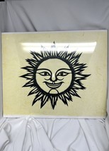 Vintage Sun Celestial Paper Cut Art Thailand Signed Sealed - £28.07 GBP