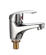 Cold Water Tap Single Hole Bathroom Faucet Single Lever Hand Wash Basin ... - £22.78 GBP