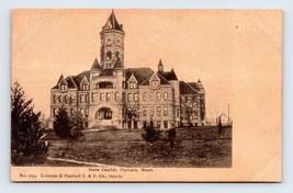 Old Capitol Building w Central Tower Olympia Washington WA UNP UDB Postcard Q6 - £3.22 GBP