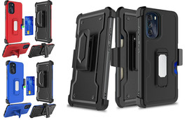 Tempered Glass / CARD Holster Cover Case For Motorola Moto G 5G (2022) XT2213DL - $10.84+