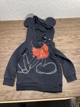 Disney Parks Mickey Mouse Hoodie Sweatshirt With Ears Cosplay 24 Months ... - $14.84