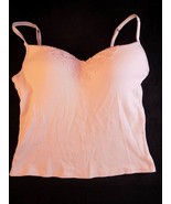 WOMENS PINK HALTER TOP CANYON RIVER  BLUES Size Medium Built in Cup Cott... - £9.31 GBP