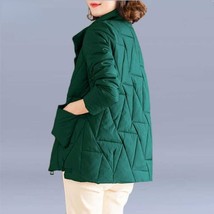 023 new autumn and winter short women down cotton jacket thin and light keep warm loose thumb200